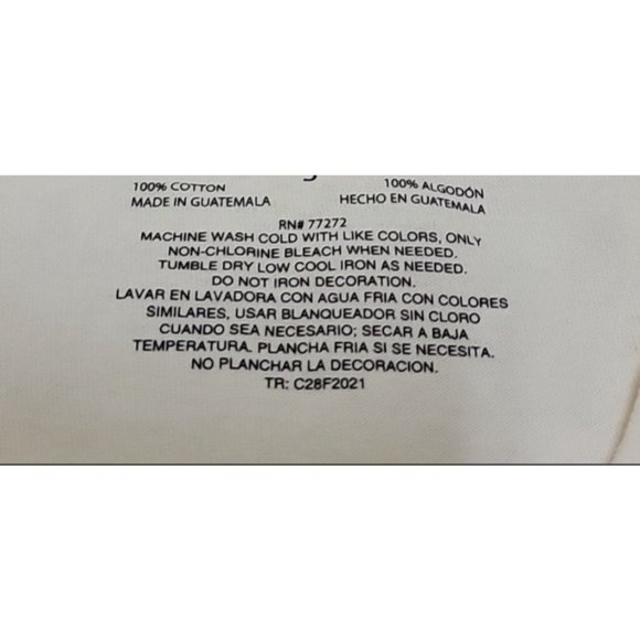 Jolie Noire Cream & Black "Noire Icon" T-Shirt size XL - Picture 5 of 5